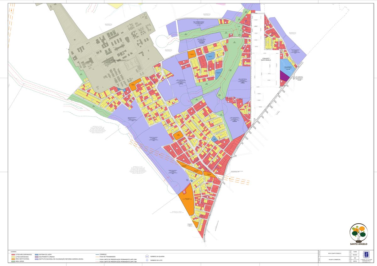 Planta comercial Novo Santo Ângelo